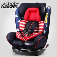 REEBABY汽车儿童安全座椅ISOFIX 0-4-6-12岁婴儿宝宝新生儿可躺