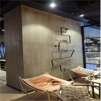 清水混凝土酒店风格 毛坯墙效果 水泥涂料墙面漆 防水肌理水泥漆